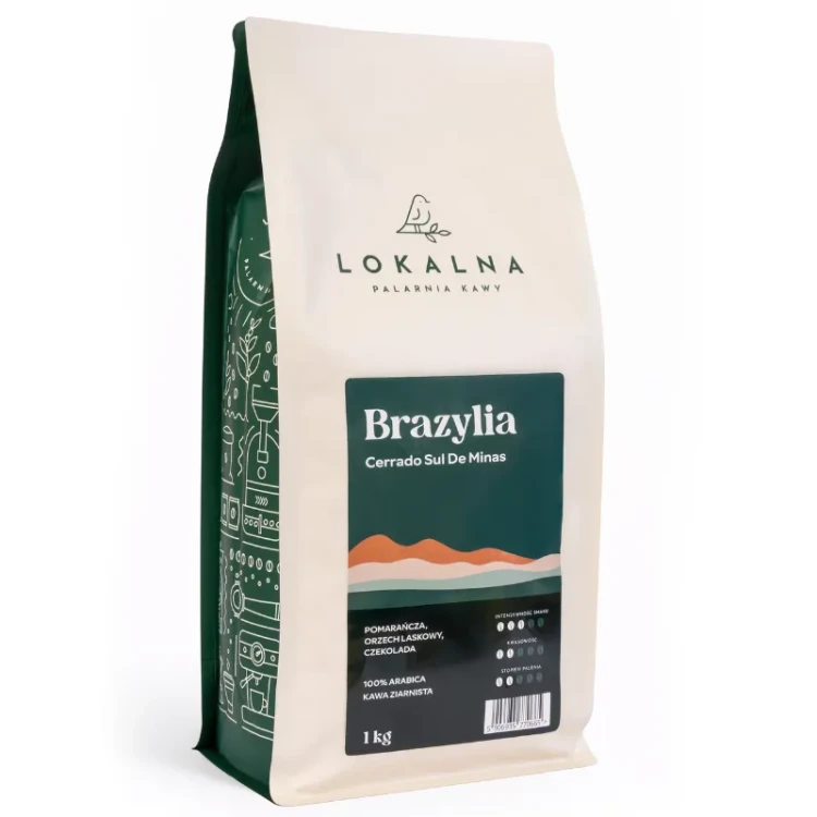 Brazylia Espresso Lokalna Palarnia Kawy - kawa ziarnista 1kg