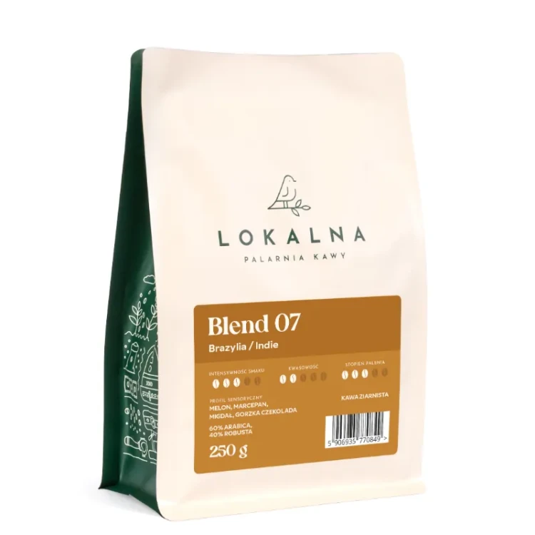 Blend 07 Espresso Lokalna Palarnia Kawy - kawa ziarnista 250g