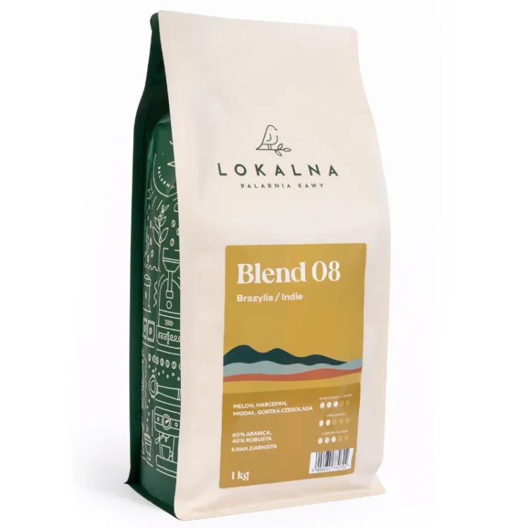 Blend 08 Espresso Lokalna Palarnia Kawy - kawa ziarnista 250g