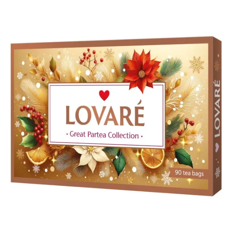 Lovare - Great Partea Collection - Świąteczny Zestaw Herbat (90 herbat w saszetkach)