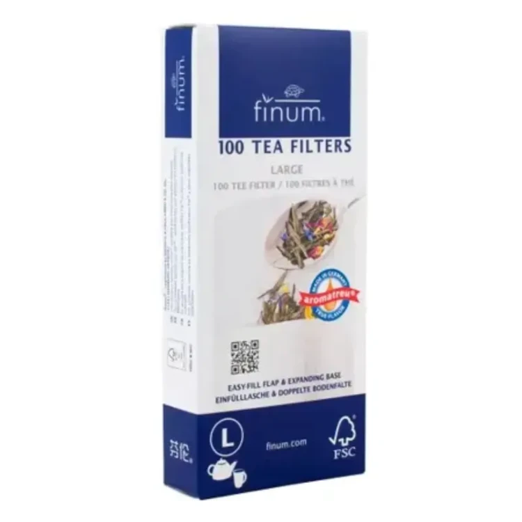 Finum - Papierowe filtry do herbaty - rozmiar L (100 szt)