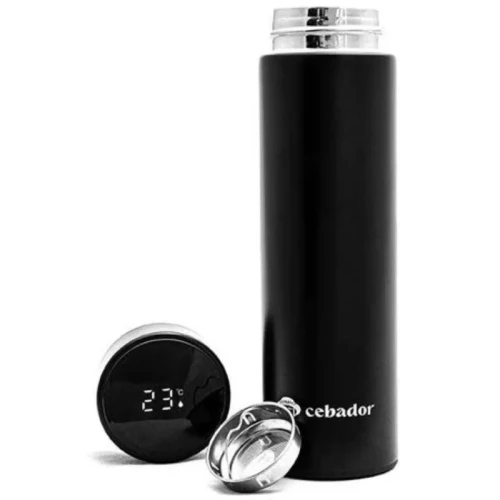 Termos 7.0 LED do Yerba Mate Kawy Herbaty - czarny 480ml