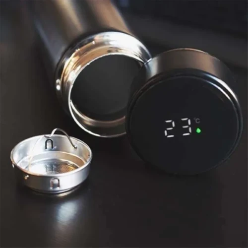 Termos 7.0 LED do Yerba Mate Kawy Herbaty - czarny 480ml