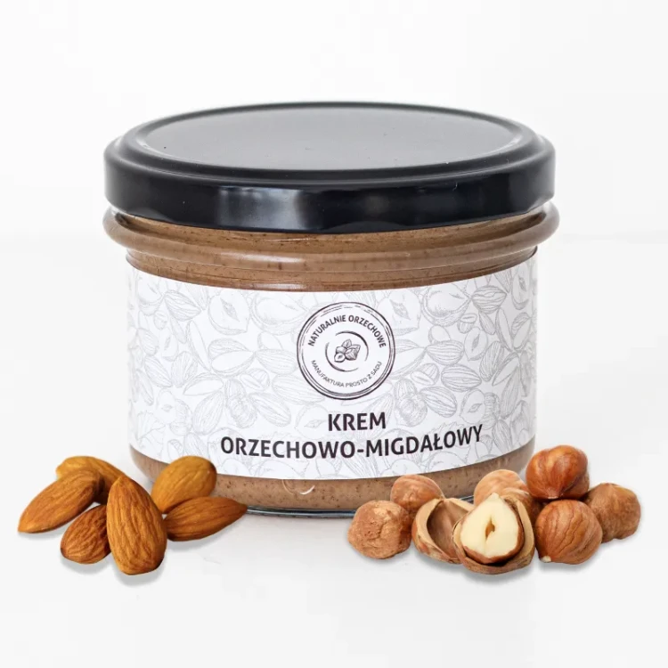 Krem orzechowo-migdałowy 180g - Naturalnie Orzechowe