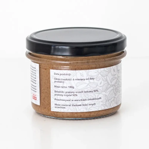 Krem orzechowo-migdałowy 180g - Naturalnie Orzechowe