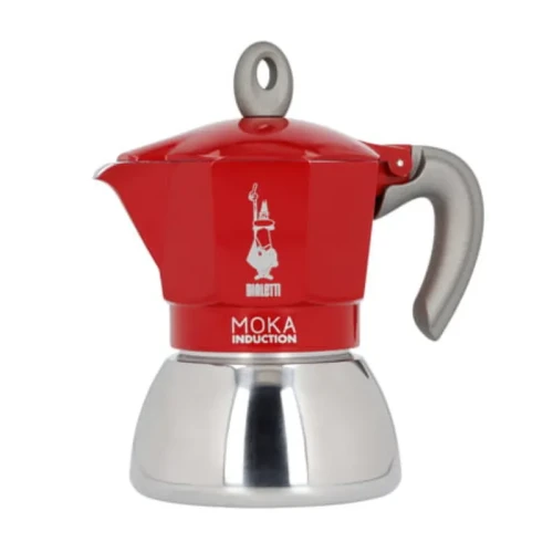 New Moka Induction Bialetti - Kawiarka Czerwona 4tz