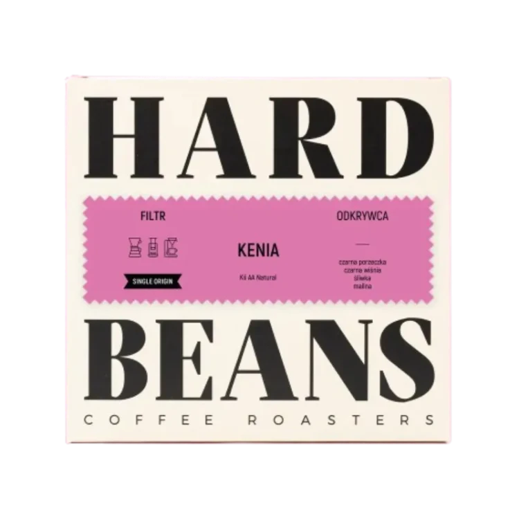 Hard Beans Kenia Kii AA Natural Filter - kawa ziarnista 250g