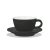 Club House Filiżanka do cappuccino Tulipano - Czarny Mat 210ml