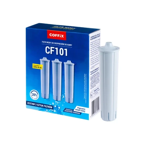 Filtry wody do ekspresu Jura (zamienniki) - Opakowanie 3 szt. - COFFIX CF101