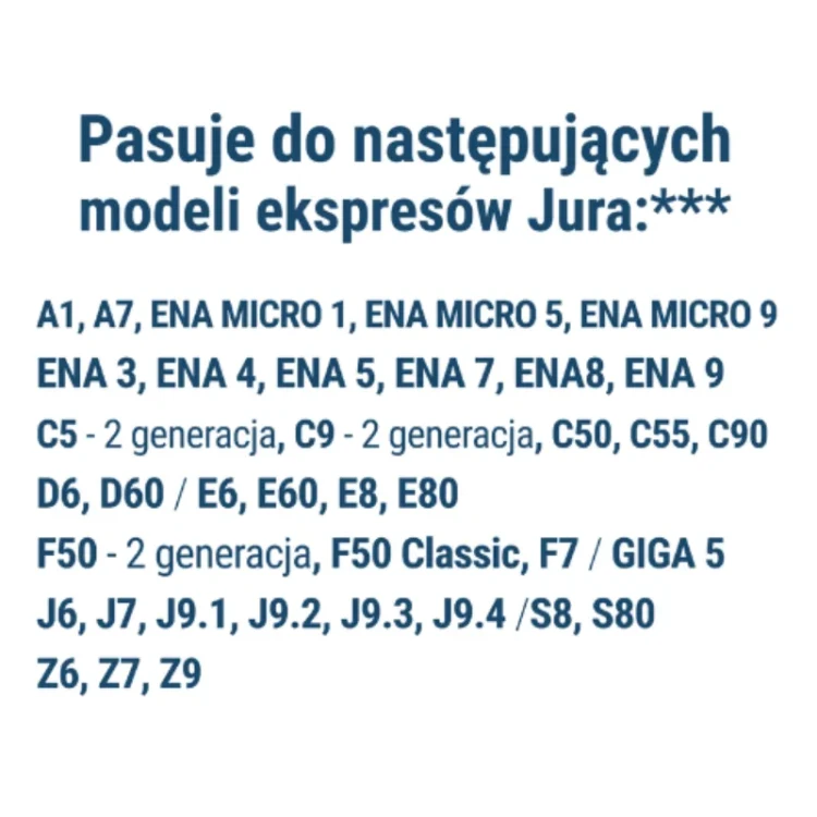 Filtry wody do ekspresu Jura (zamienniki) - Opakowanie 3 szt. - COFFIX CF101