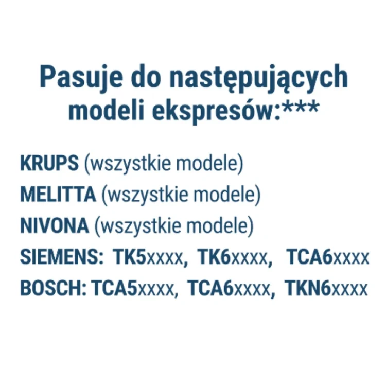 Filtr do ekspresu Melitta Nivona Krups Bosch Siemens - zamiennik 3 szt. - COFFIX CF103
