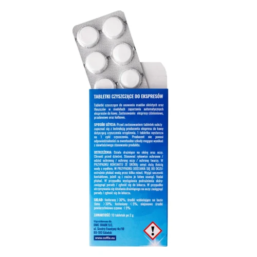 Tabletki do czyszczenia ekspresu 10 szt – COFFIX