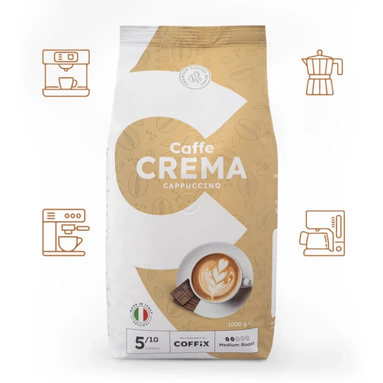 Caffe Crema Cappuccino Espresso - kawa ziarnista 1kg