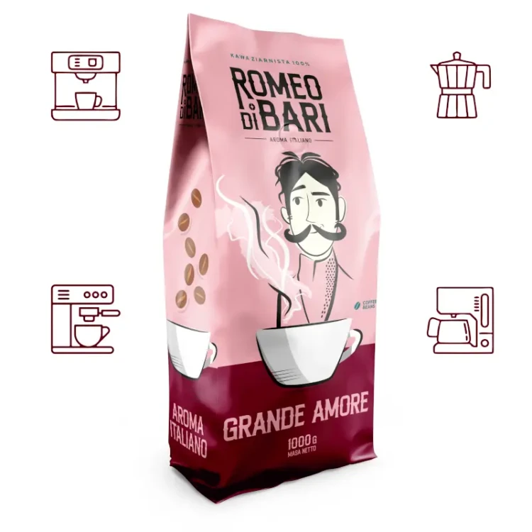 Romeo Di Bari Grande Amore Espresso - kawa ziarnista 1kg