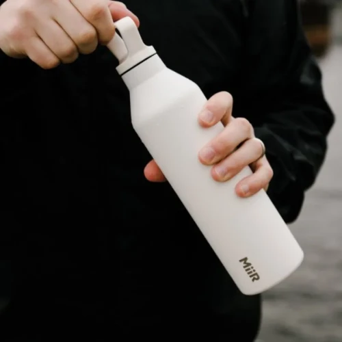 MiiR - Narrow Mouth Bottle Biała - Butelka termiczna 680 ml