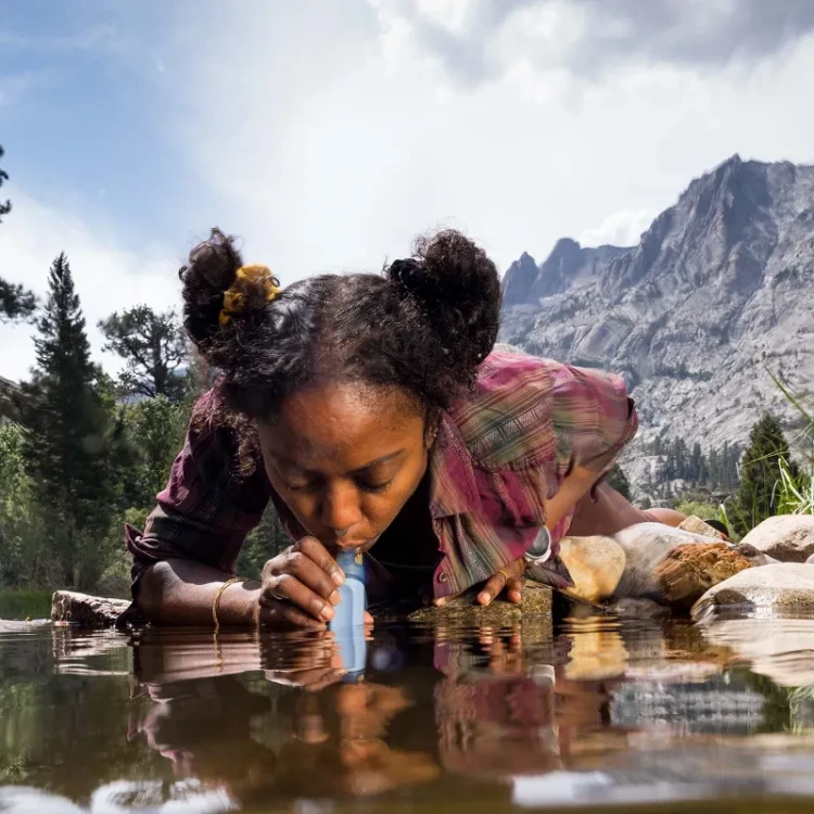 LifeStraw Peak Personal - Słomka filtrująca do wody - Mountain Blue
