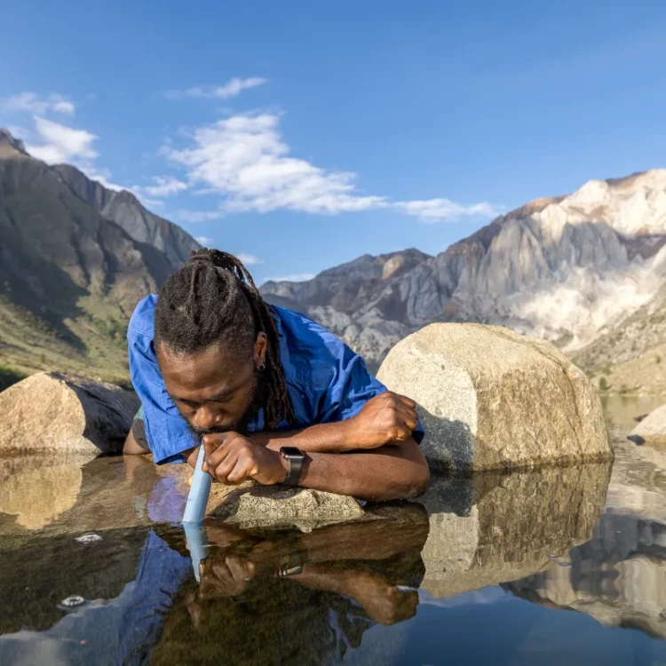 LifeStraw Peak Personal - Słomka filtrująca do wody - Mountain Blue