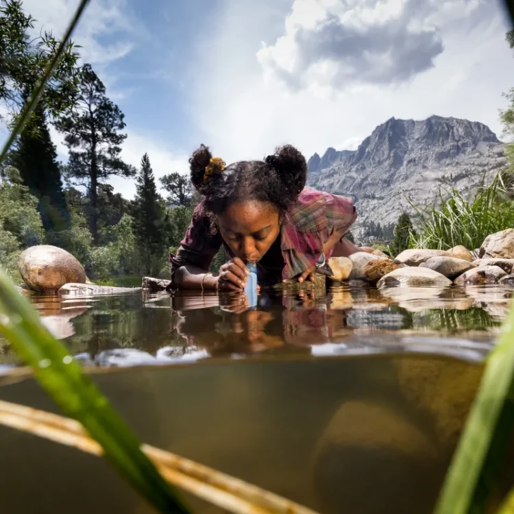 LifeStraw Peak Personal - Słomka filtrująca do wody - Mountain Blue