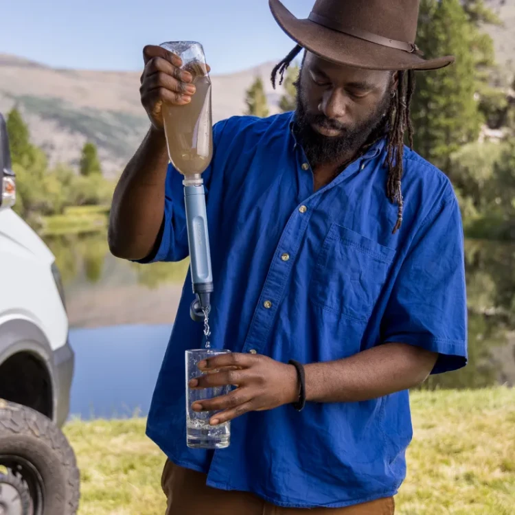 LifeStraw Peak Personal - Słomka filtrująca do wody - Mountain Blue