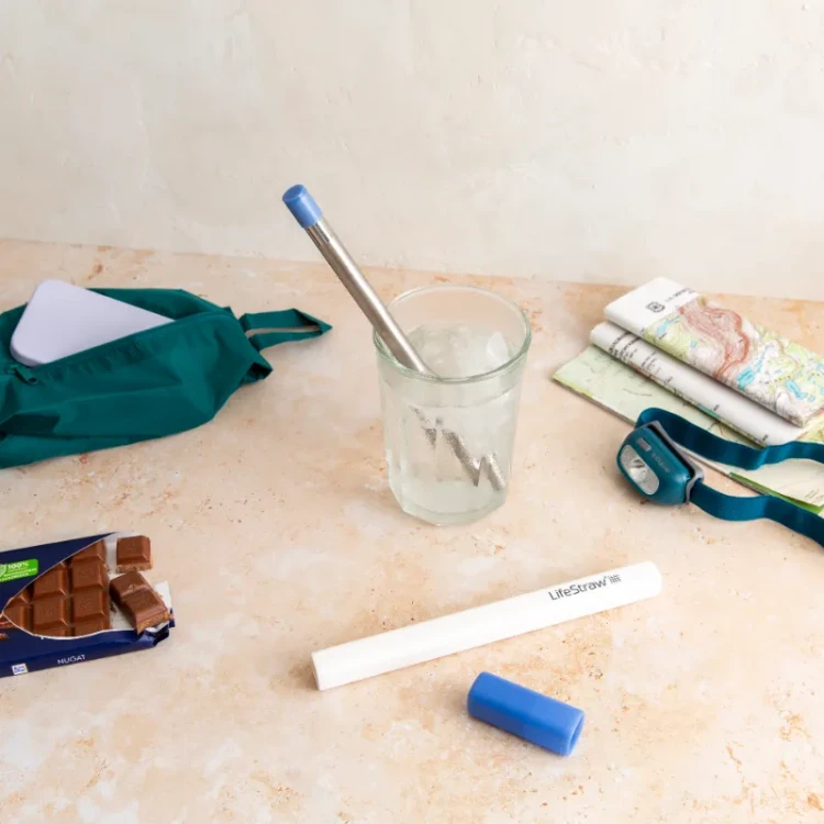 LifeStraw Słomka filtrująca do wody z etui - Stormy Blue