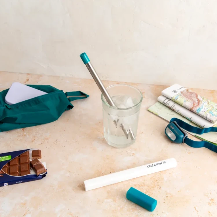 LifeStraw Słomka filtrująca do wody z etui - Laguna Teal