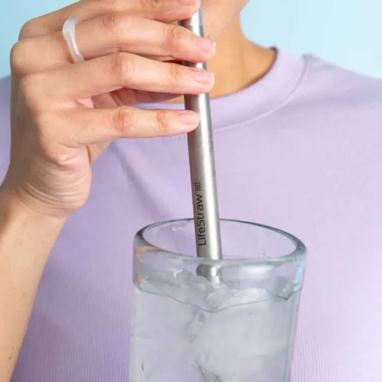 LifeStraw Słomka filtrująca do wody z etui - Thist Purple