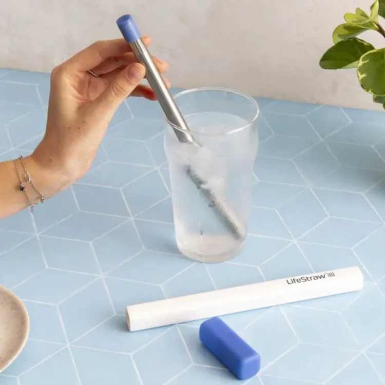 LifeStraw Słomka filtrująca do wody z etui - Thist Purple