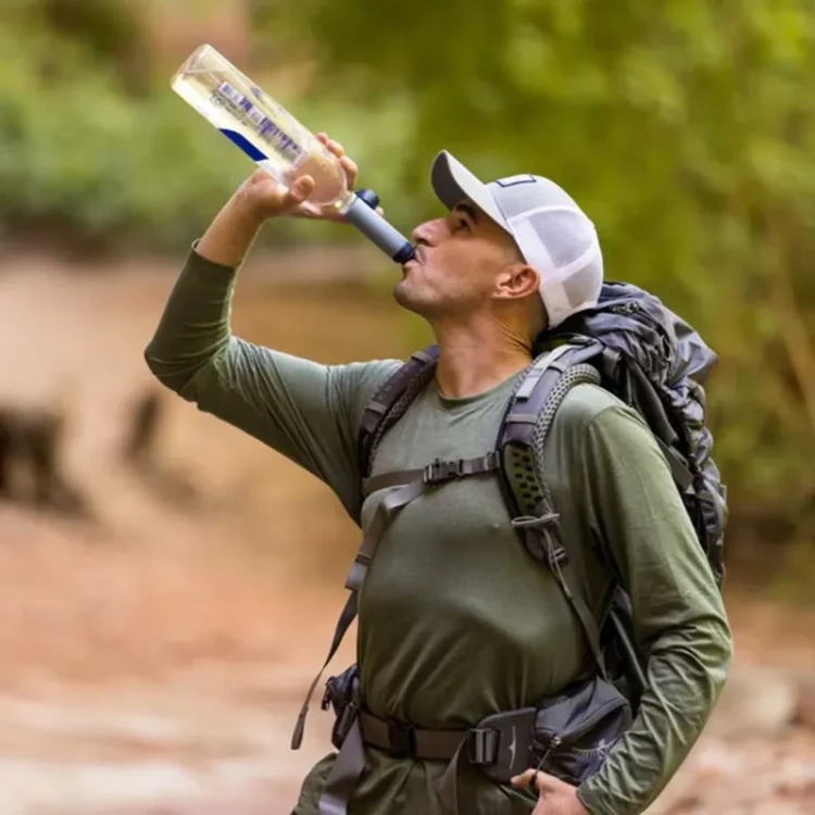 LifeStraw Peak Solo - Słomka filtrująca do wody - Mountain Blue
