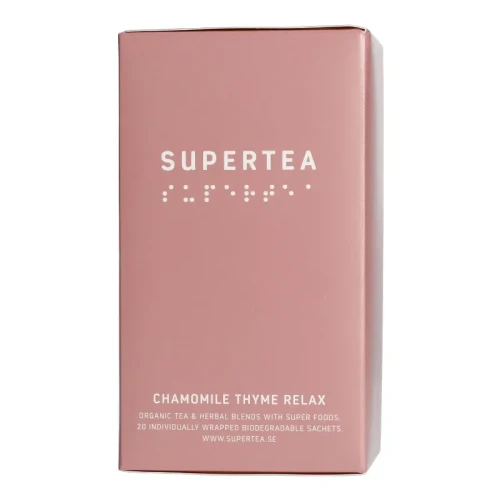 Teministeriet - Supertea Chamomile Thyme Relax EKO - herbata ziołowa (20 saszetek)