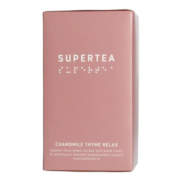 Teministeriet - Supertea Chamomile Thyme Relax EKO - herbata ziołowa (20 saszetek)