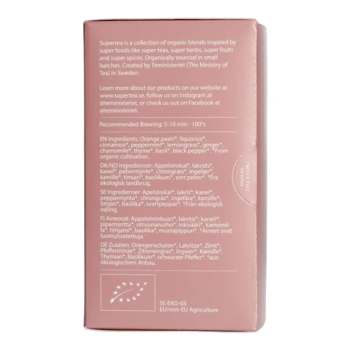 Teministeriet - Supertea Chamomile Thyme Relax EKO - herbata ziołowa (20 saszetek)