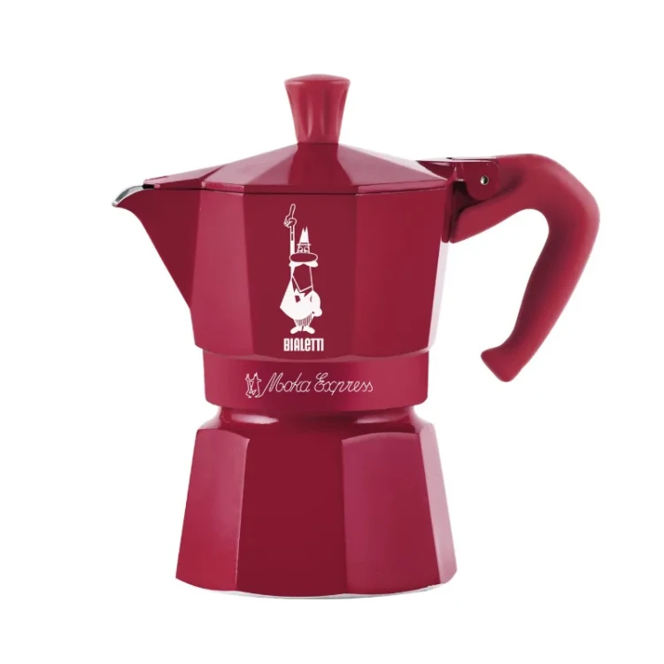 Bialetti Moka Express 3tz Candyland czerwona - kawiarka