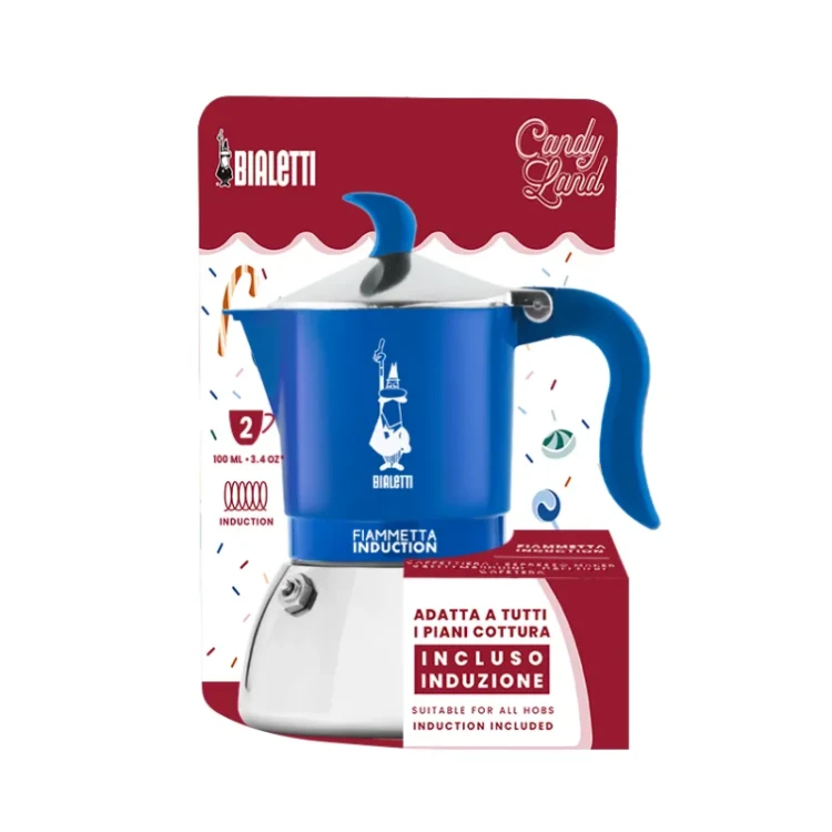 Bialetti Fiammetta Induction Candyland - Kawiarka 2tz - Niebieska