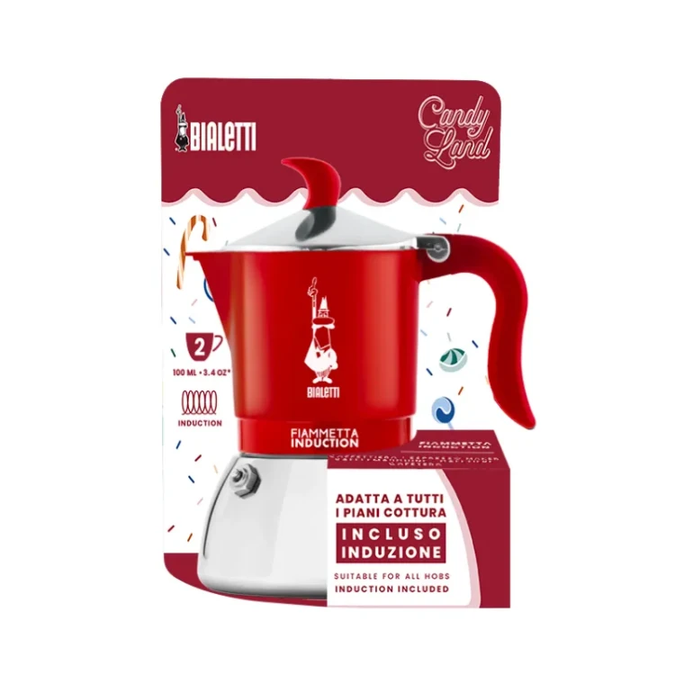 Bialetti Fiammetta Induction Candyland - Kawiarka 2tz - Czerwona