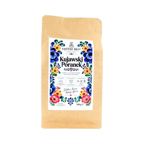 Kujawski Poranek Coffee Belt Espresso - kawa ziarnista 500g