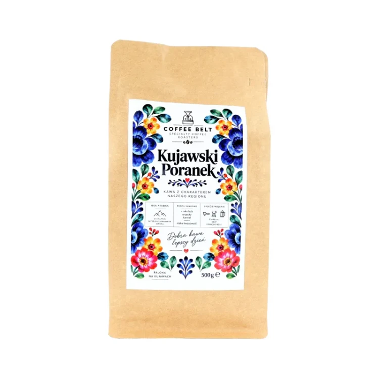 Kujawski Poranek Coffee Belt Espresso - kawa ziarnista 500g