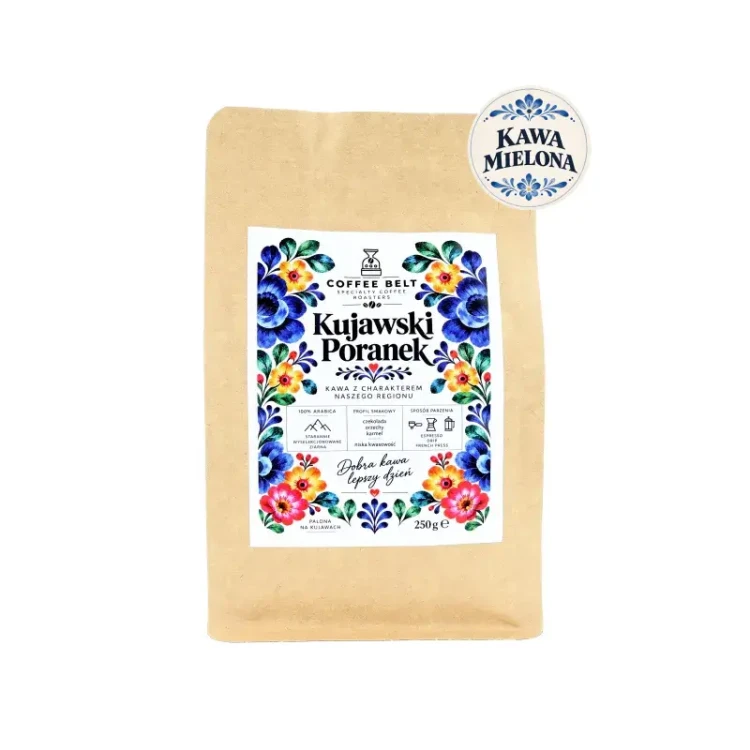Kujawski Poranek Coffee Belt Espresso - kawa mielona 250g