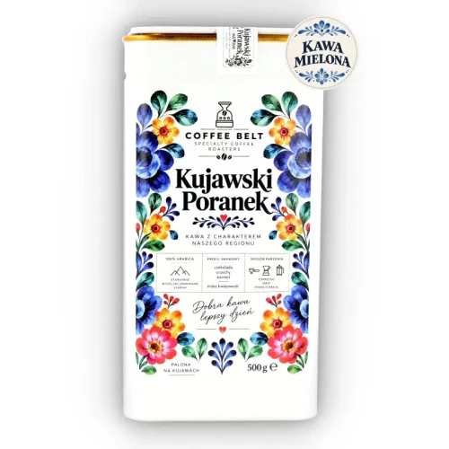 Kujawski Poranek Coffee Belt Espresso - kawa mielona puszka 500g